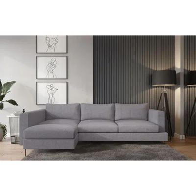 Out & Out Original Lazy - 3-Seater Chaise Sectional Left - Soft Light Grey
