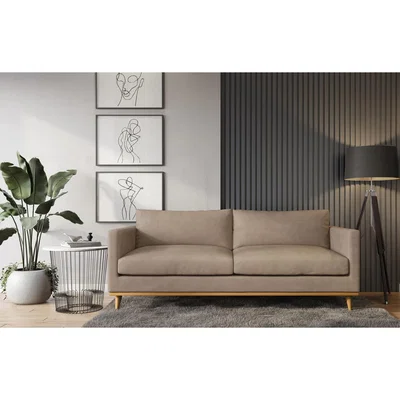 Out & Out Original Jefferson – 3 Seater Sofa - Beige Velvet