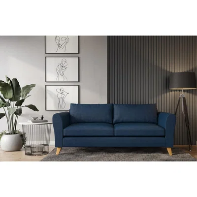 Out & Out Original Jessica – 3 Seater Sofa - Navy Velvet