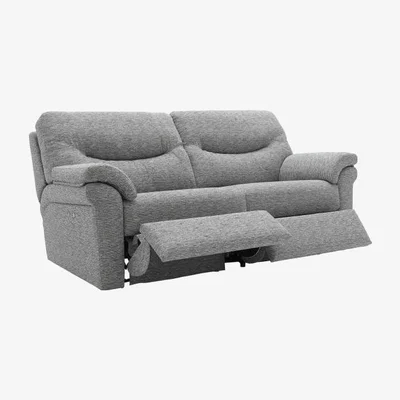 Downtown G Plan Washington 3 Seater Power Fabric Double Recliner (2 Cushions)
