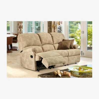 Downtown Sherborne Nevada Standard 3 Seater Fabric Manual Recliner Sofa