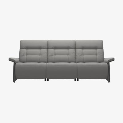 Downtown Mary 3S 2 Power In Paloma Silver Grey/Grey Wood Arm