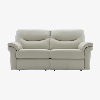 Downtown G Plan Washington Leather 3 Seater 2 Cushion Sofa
