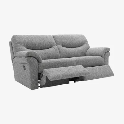 Downtown G Plan Washington 3 Seater Fabric Manual Double Recliner (2 Cushions)