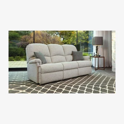 Downtown Sherborne Nevada Standard 3 Seater Fabric Fixed Sofa