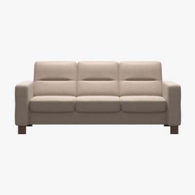 Downtown Stressless Wave Low Back 3 Seater