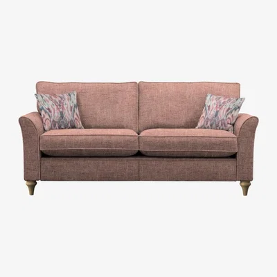 Downtown Parker Knoll Hazel Plain Back Grand 3 Seater Sofa - Fabric Grade B