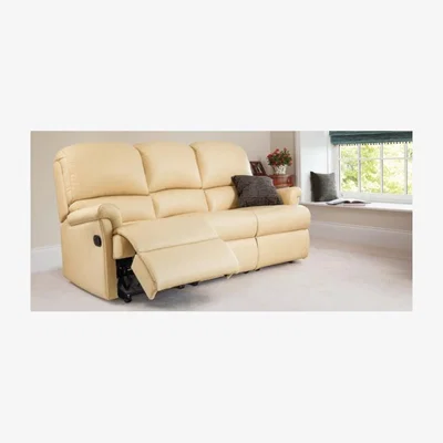 Downtown Sherborne Nevada Standard 3 Seater Leather Power Recliner Sofa