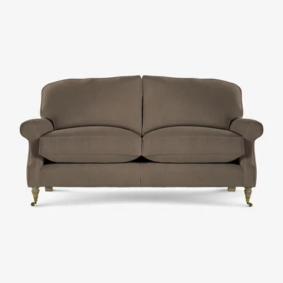 Perch and Parrow Delcor Ridley Medium Sofa in Saddle Brown
