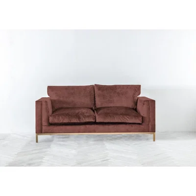 Perch and Parrow Jamie Three-Seater Sofa Bed in Cinnamon Latte