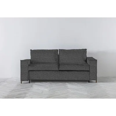 Perch and Parrow George Three-Seater Sofa Bed in Hola Black