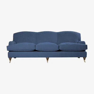 Perch and Parrow Delcor Chelsea Extra Large Sofa in Oxford Blue