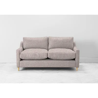Perch and Parrow Josh Three-Seater Sofa Bed in Blush Pink
