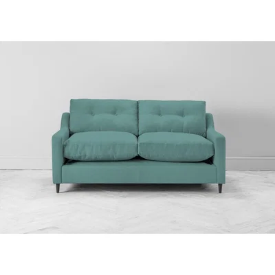 Perch and Parrow Nathan Three-Seater Sofa Bed in Turkish Blue