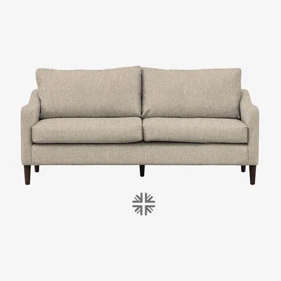 Perch and Parrow Everyday Model 2 Sofa 3 Seater in Medallion Gold