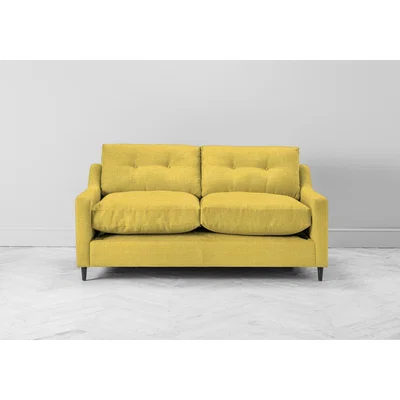 Perch and Parrow Nathan Three-Seater Sofa Bed in Summer Buttercup