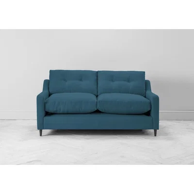 Perch and Parrow Nathan Three-Seater Sofa Bed in Spanish Blue