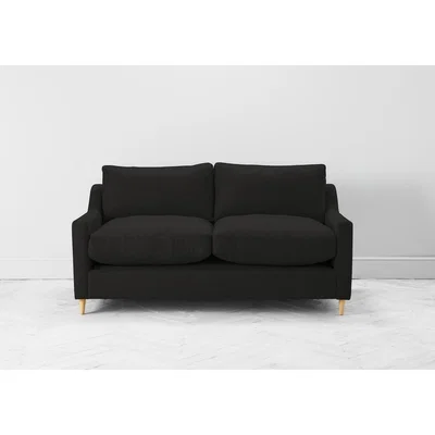 Perch and Parrow Josh Three-Seater Sofa Bed in Obsidian Black