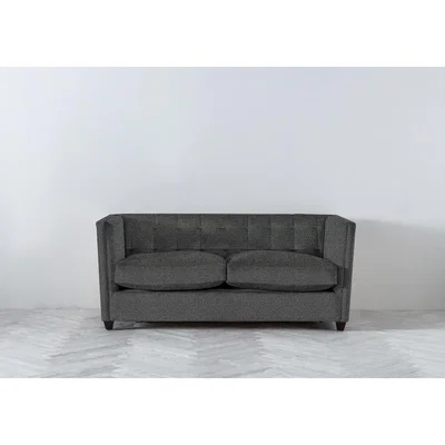 Perch and Parrow Lia Three-Seater Sofa Bed in Crow Black
