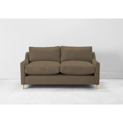 Perch and Parrow Josh Three-Seater Sofa Bed in Saddle Brown