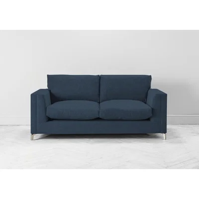 Perch and Parrow Chris Three-Seater Sofa Bed in Oxford Blue