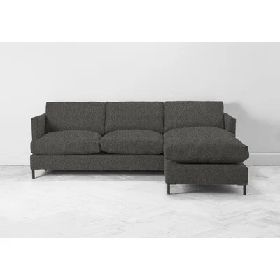 Perch and Parrow Justin Right Hand Chaise Sofa in Oil Spill