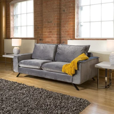 Quatropi Luxury Compact 3 Seater Living Room Sofa 210cm Custom Premium Fabric