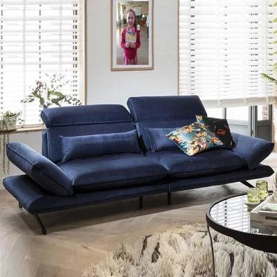 Quatropi Quatropi 3 Seater Modular Sofa - Large, Adjustable Headrest, Reid 262x118cm