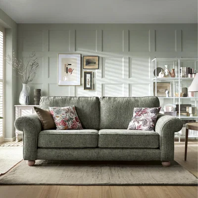 The Range Ingrid 3 Seater Sofa  - Rifle Green