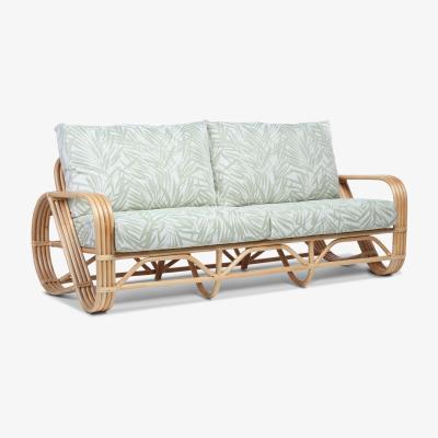 The Range Pretzel Rattan Conservatory Large 3 Seater Sofa - Neutral