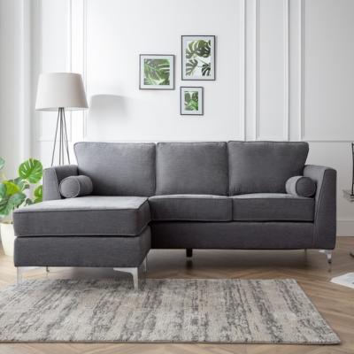 The Range The Macy Left Hand Chaise - Charcoal