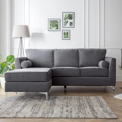 The Range The Macy Left Hand Chaise - Charcoal
