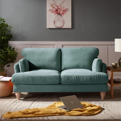 The Range Regent 2 and 3 Seater Sofa - Teal Velvet / 2