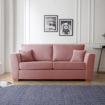 The Range The Grace 3 Seater Sofa - Plum