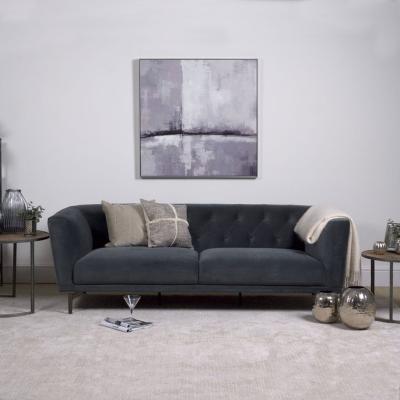 The Range Baron 3 Seater Sofa - Grey
