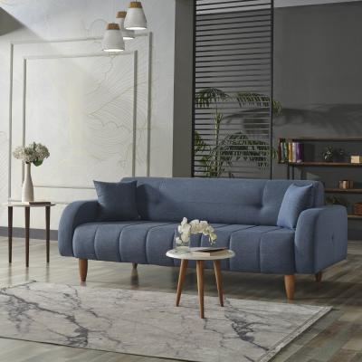 The Range Deniz Three Seater Sofa - Dark Blue
