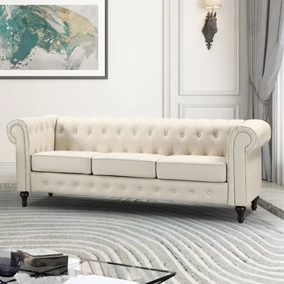 The Range Richland 3 Seat Sofa - Yellow