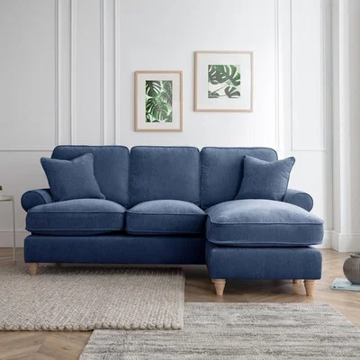 The Range The Amilia Right Hand Chaise - Navy