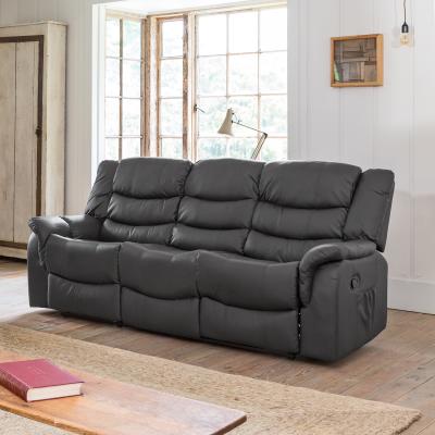 The Range Almeira 3 Seat Recliner Sofa - Grey