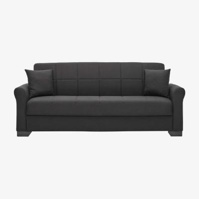 The Range Malthe Linen Sofa Bed 3 Seater with Storage - Grey