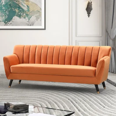 The Range Morgan 3 Seat Sofa - Orange