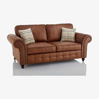 The Range Oakland 3 Seater Sofa - Tan Brown