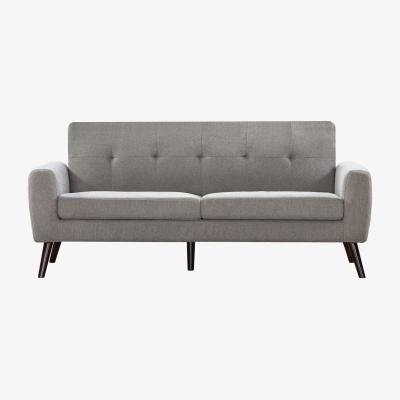 The Range Snowdonia 3 Seater Button Back Sofa - Grey - Grey