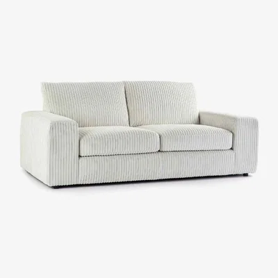 The Range Luciana Luxury Jumbo Cord 3 Seater Sofa - Yellow