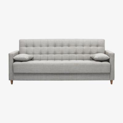 The Range Falslev Linen Sofa Bed 3 Seater with Storage - Grey