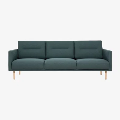 The Range Jonas & James Lora 3 Seater Sofa  - Soul Dark Green