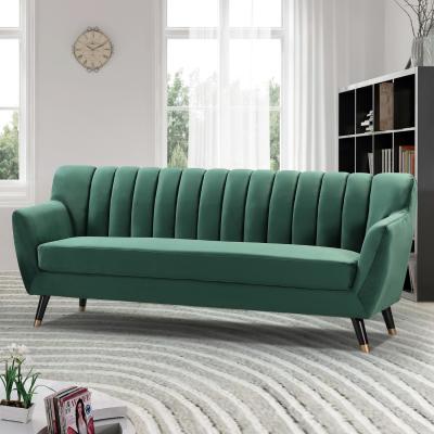The Range Morgan 3 Seat Sofa - Green