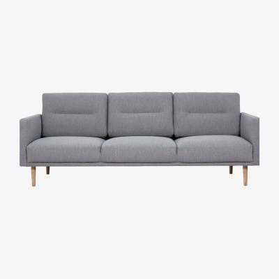 The Range Larvik 3 Seater Oak Leg Sofa - Grey