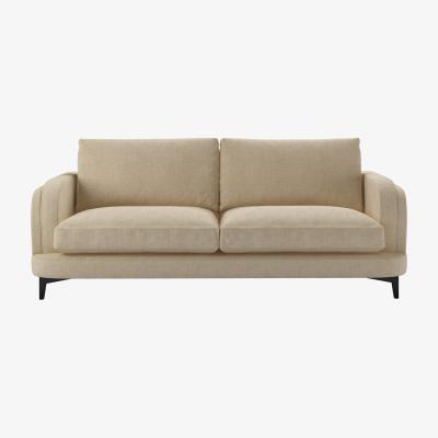 Sofa.com Boston Curved Arm 3 Seat Sofa in Shearling Hygge Chunky Weave