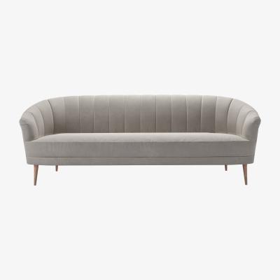 Sofa.com Harper 3 Seat Sofa in Nimbus Aquaclean Clever Velvet